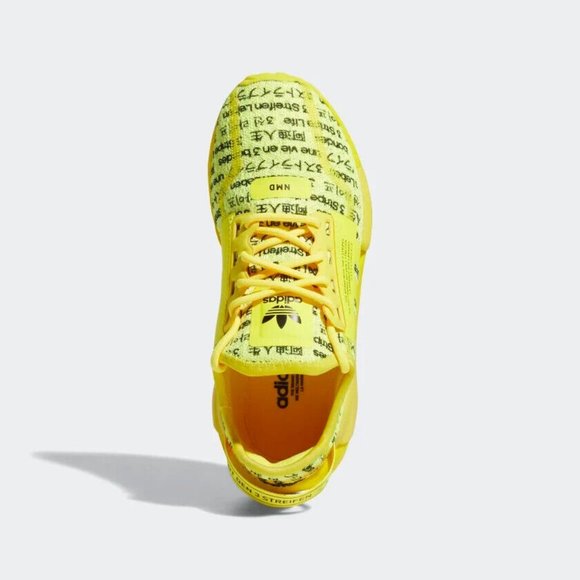 adidas Originals NMD_R1 V2 (LZI44) Shoes Kids size 5.5 Women's 7 Beam Yellow - Picture 11 of 14